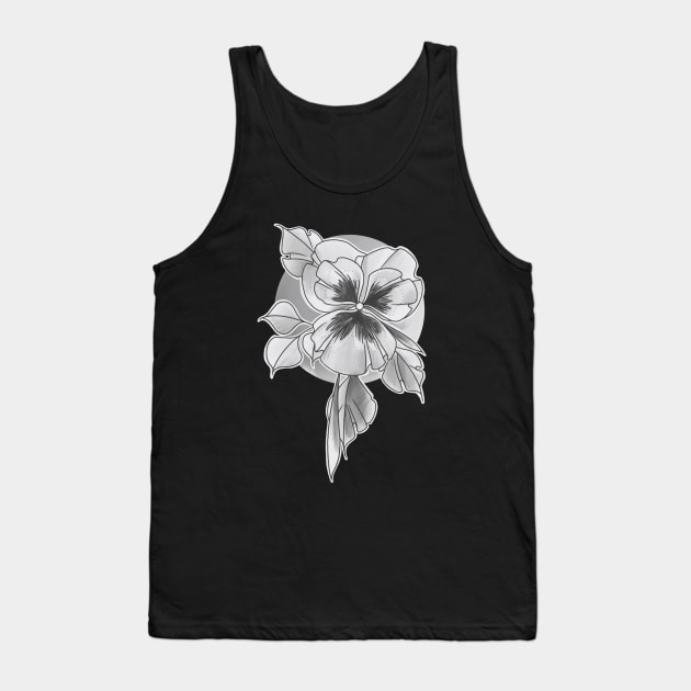 pansy Tank Top by elywick